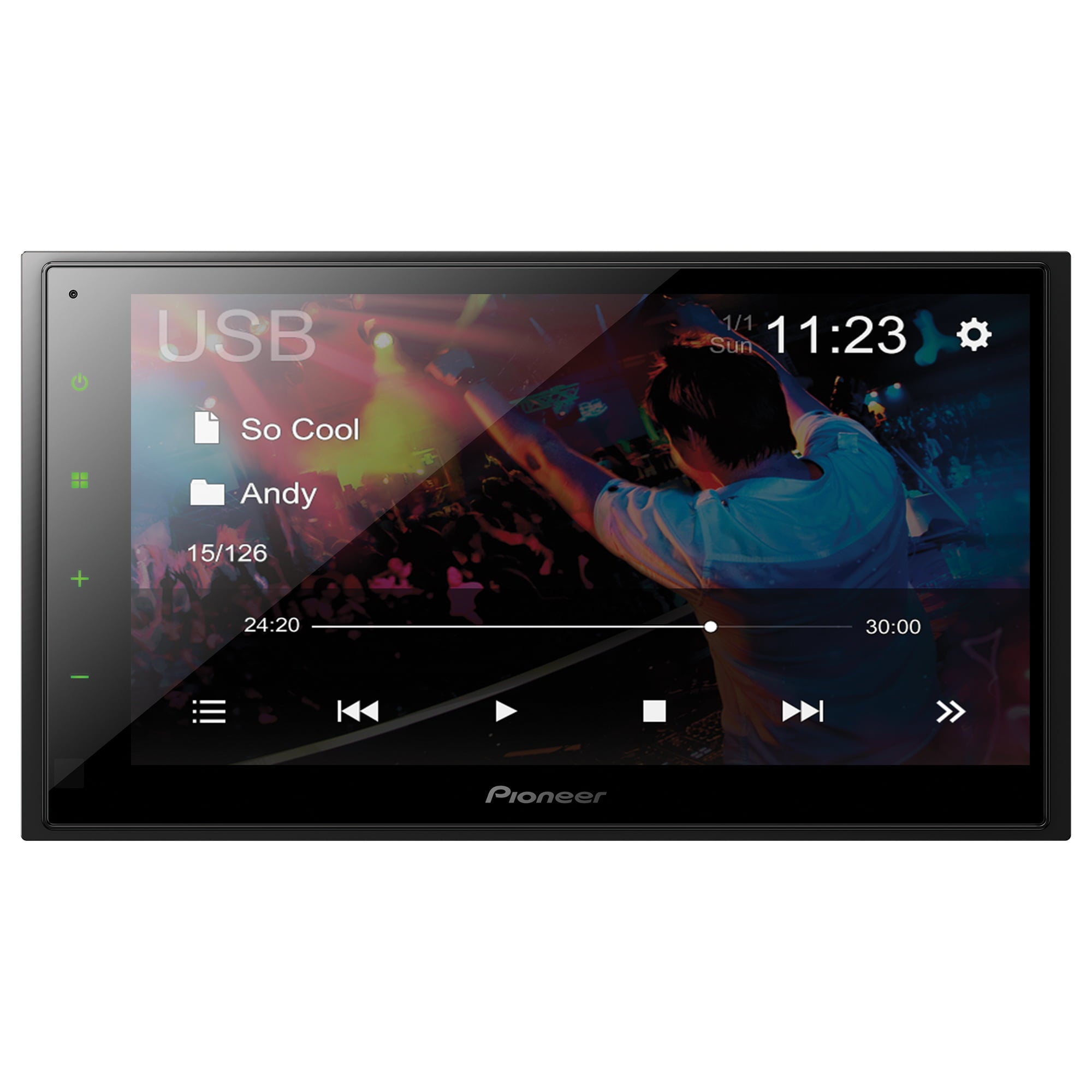 Pioneer DMH-340EX Bluetooth Media Android iPhone Alexa Pandora USB Aux 5-Ch 6.8 inch