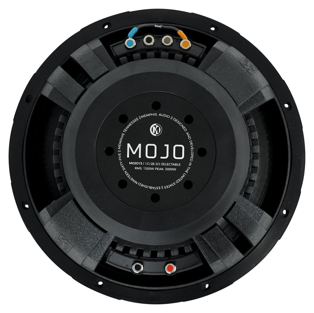 2 Memphis Audio MOJO 1512 15" 3000 Watt Competition Car Subwoofers Subs MOJO1512