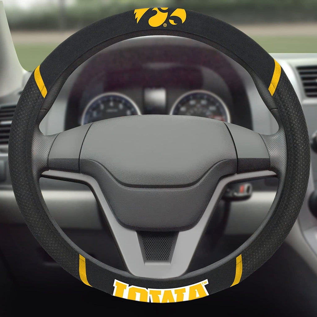 Fanmats University of Iowa Steering Wheel Cover - 14903