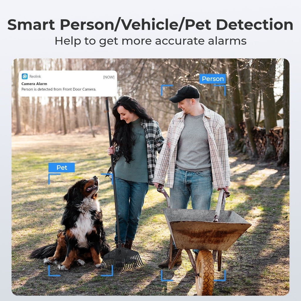 REOLINK 2K 360° PTZ Cameras for Home Security Outside, Dual Lens with Auto Tracking, 6X Hybrid Zoom, 2.4/5GHz WiFi, 4MP Color Night Vision, Solar Security Cameras Wireless Outdoor