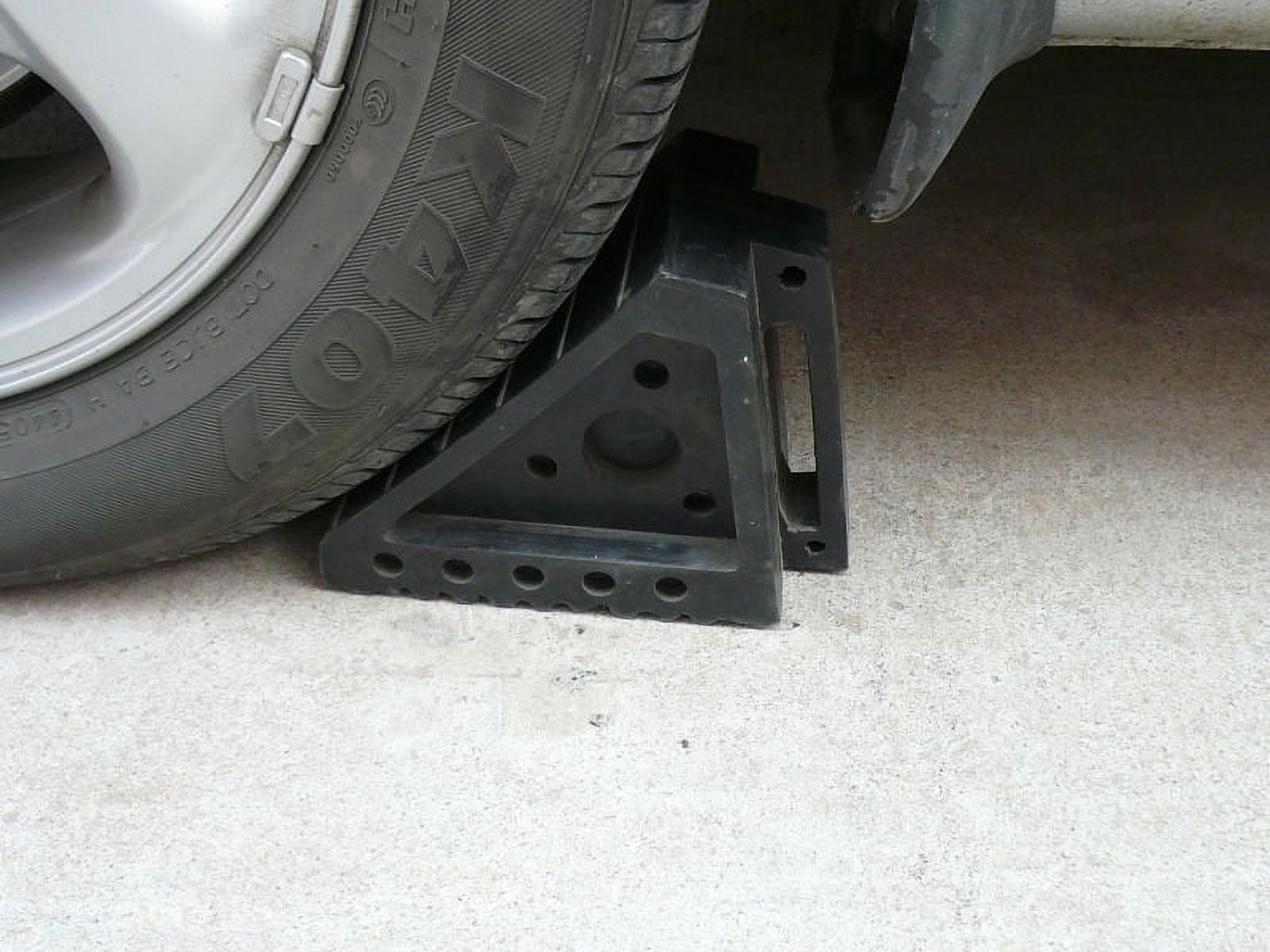 Hyper Tough Heavy Duty Solid Rubber Wheel Chock