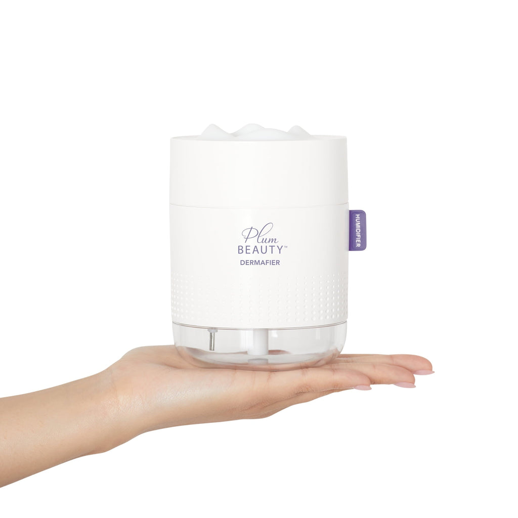 Plum Beauty, Skin Hydrating Portable Beauty Desktop Area Humidifier with Night Light
