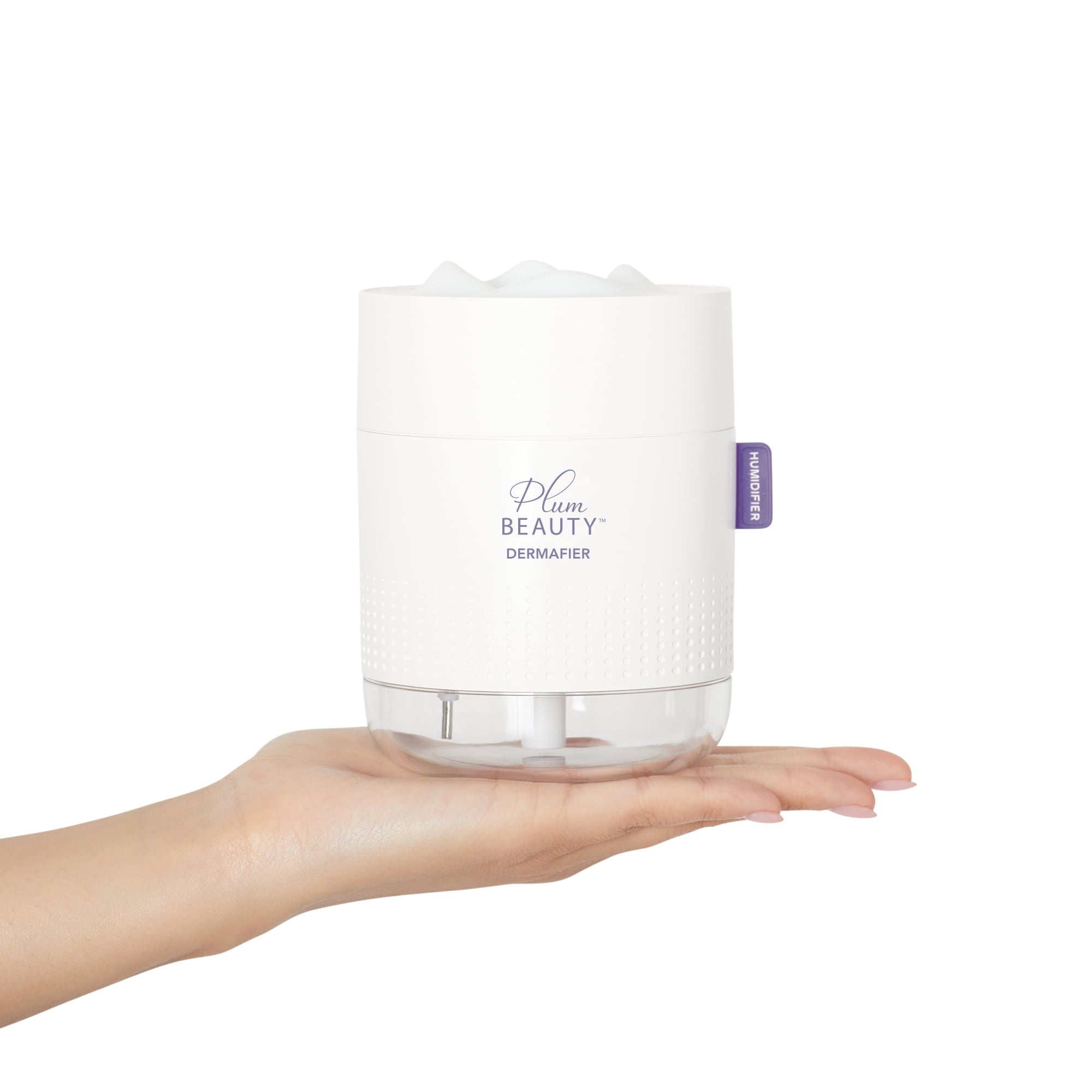 Plum Beauty, Skin Hydrating Portable Beauty Desktop Area Humidifier with Night Light