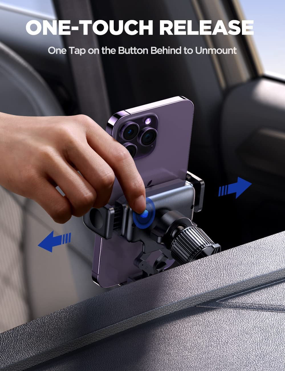 JOYROOM Car Phone Holder, Auto Gravity Air Vent Phone Holder Car Mount, Universal Cell Phone Mount for Car