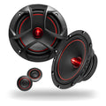 Sound Storm Laboratories CG65C Charge Series 6.5 Inch Car Audio Component Door Speakers - 350 Watts Max, 2 Way, Full Range, Hook Up To Stereo and Amplifier, Tweeters