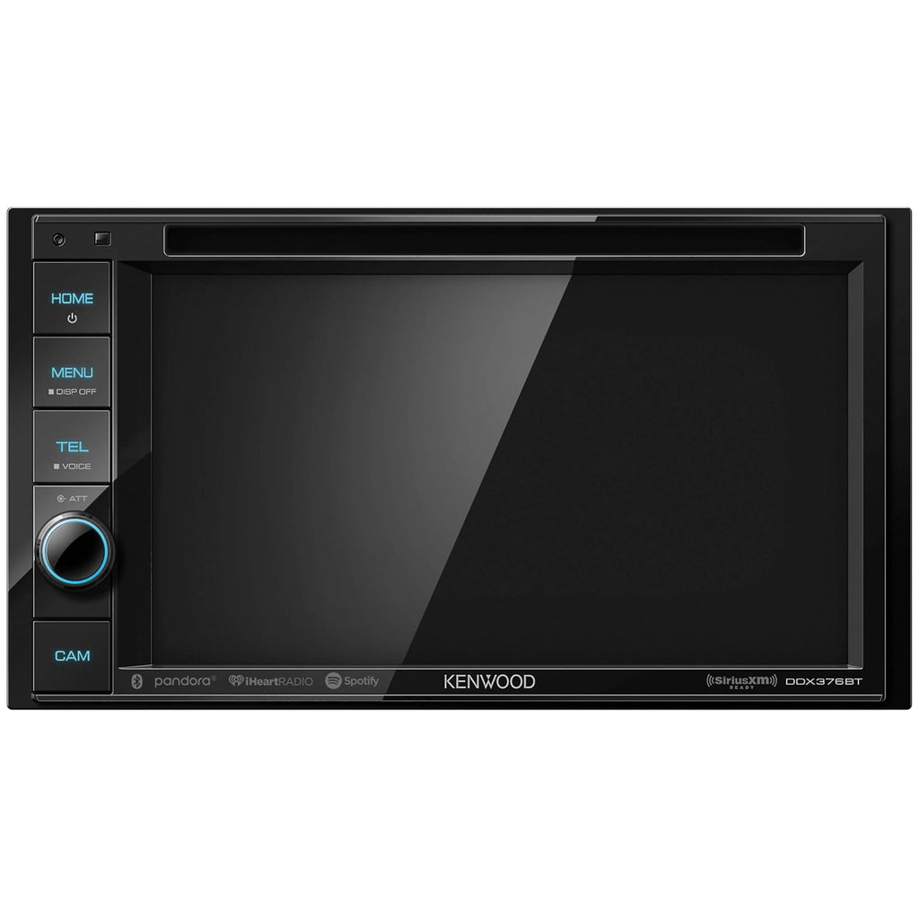 Kenwood DDX376BT 6.2" Double DIN In-Dash DVD Receiver with Bluetooth and SiriusXM Ready