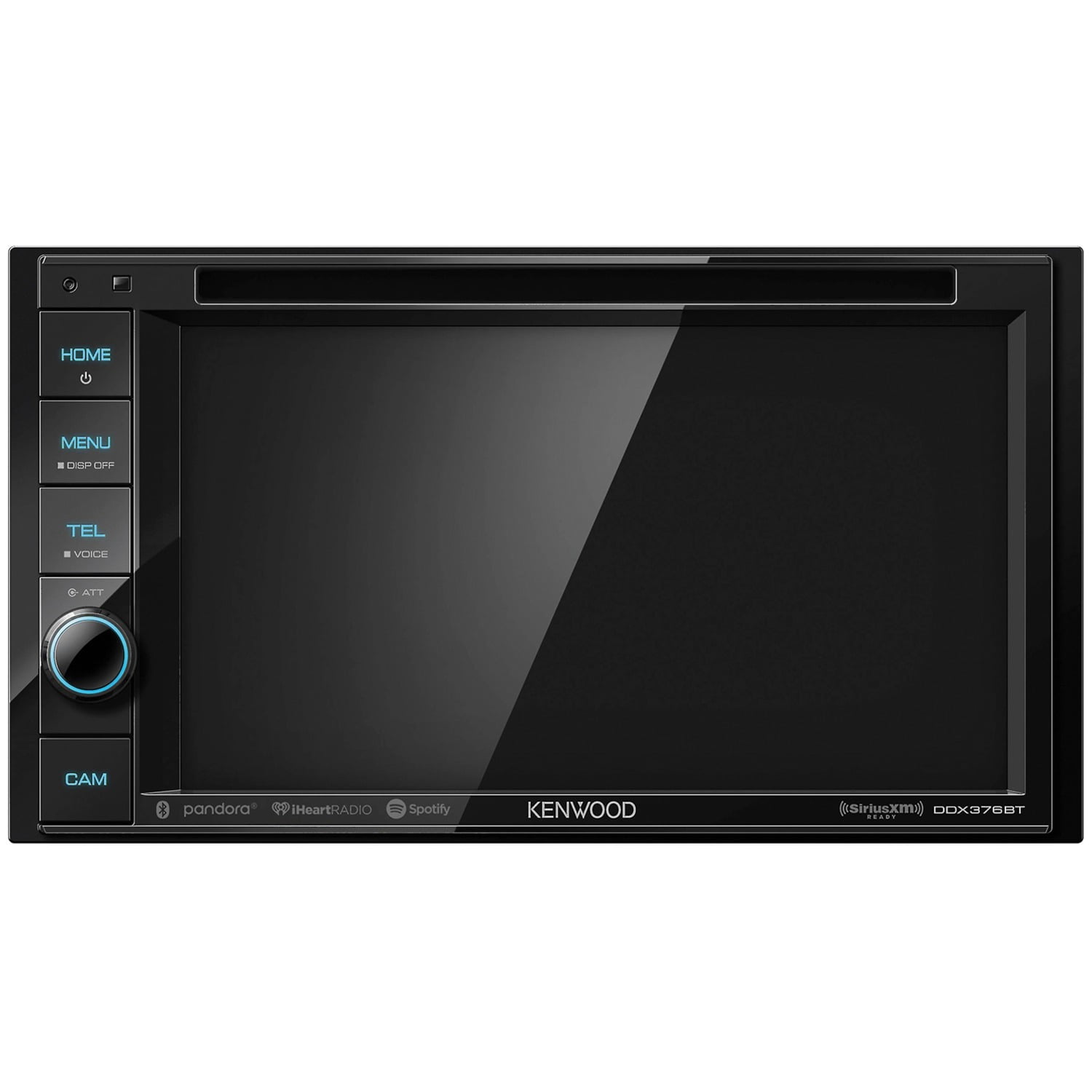 Kenwood DDX376BT 6.2" Double DIN In-Dash DVD Receiver with Bluetooth and SiriusXM Ready
