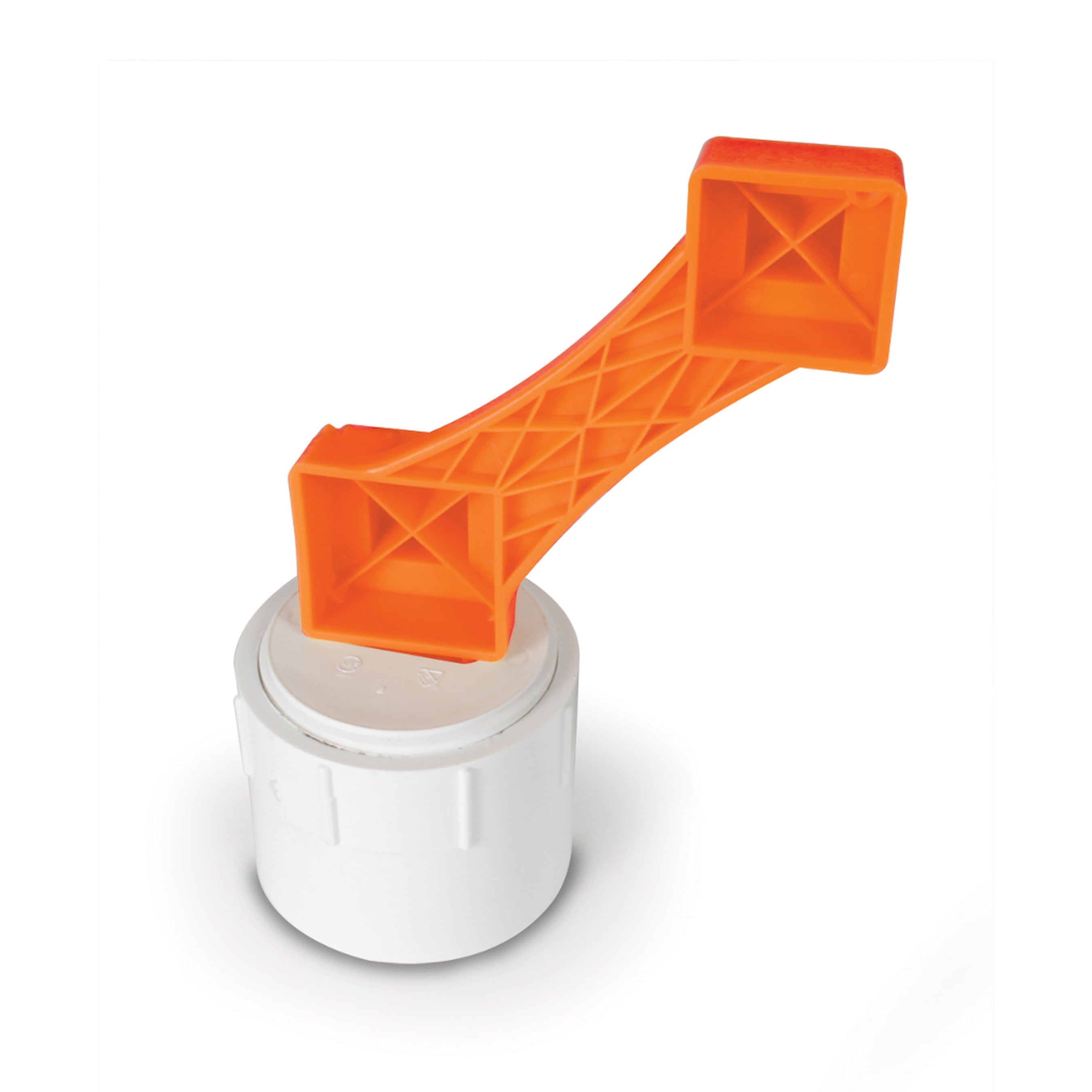 Camco RhinoFLEX 6-in-1 Camper/RV Sewer Fitting Wrench | Plastic, Orange (39759)