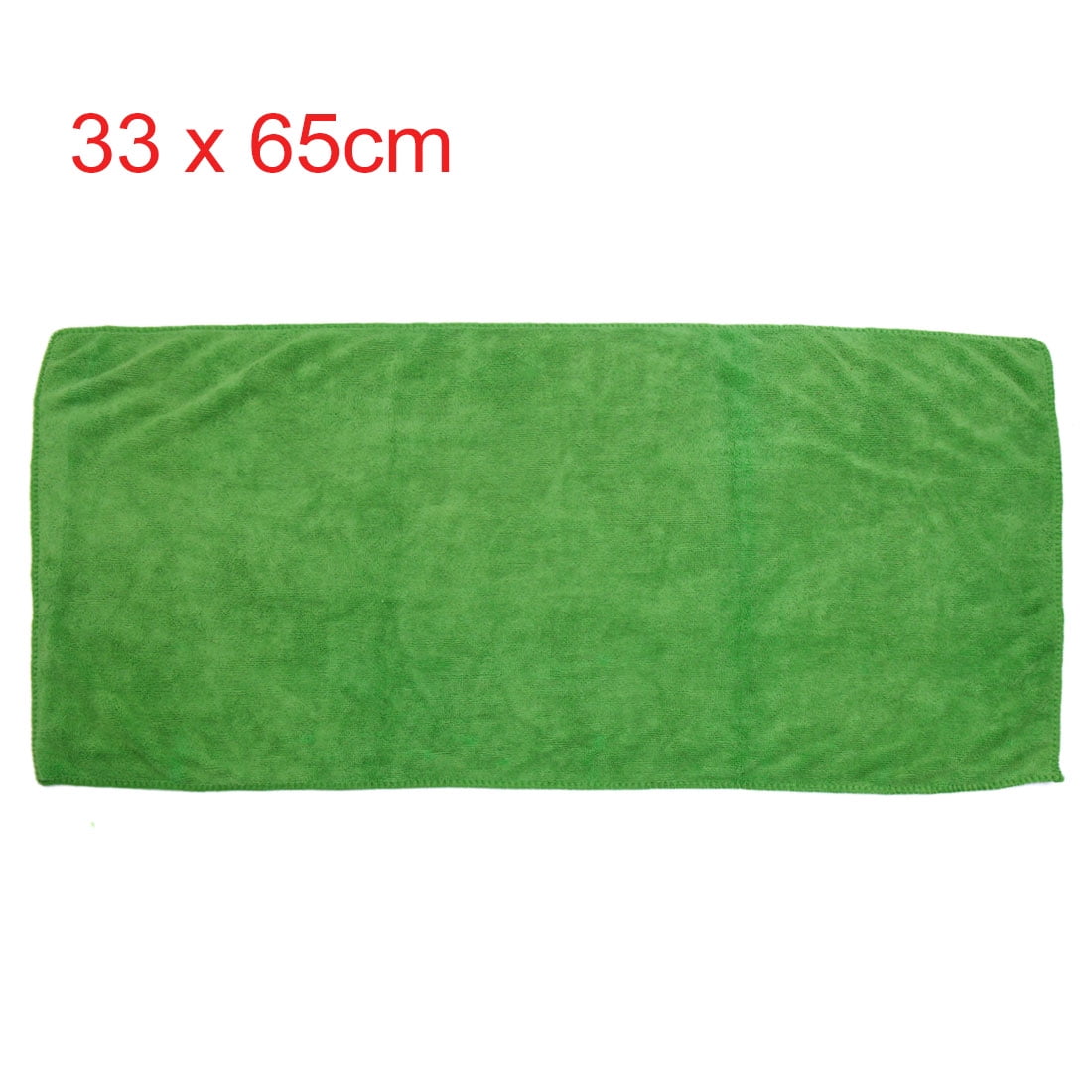 Unique Bargains 2pcs High Absorbing Synthetic Chamois Car Clean Cloth Towel Protective for Auto Car Blue Green