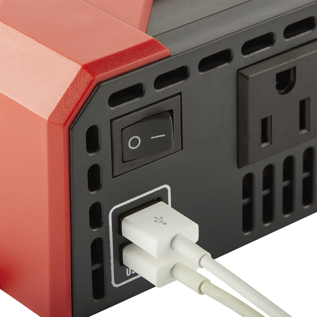 EverStart 750 Watts Portable Slim Inverter with Digital Display and Multiple USB and AC Ports