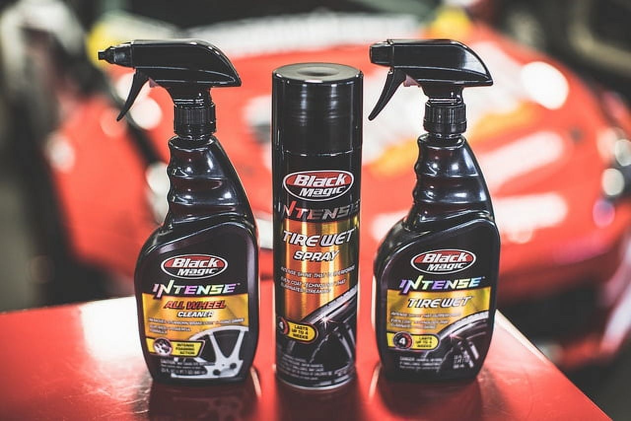 Black Magic Intense Tire Wet Aerosol 17oz. Tire Shine - 120079