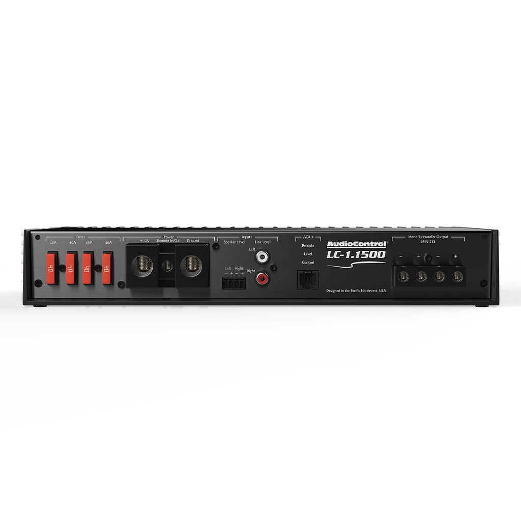 AudioControl LC-1.1500 High-Power Mono Subwoofer Amplifier with Accubass