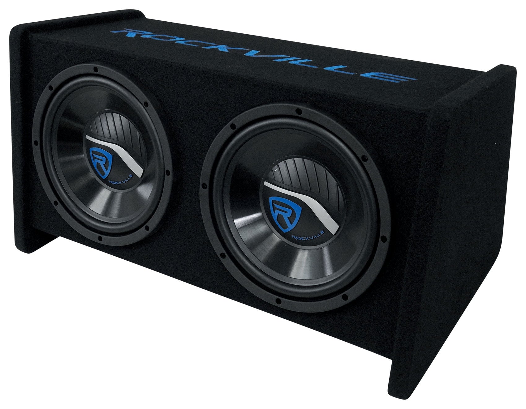 Rockville RV1010P Dual 10" 1000w Car Audio Subwoofers in Vented Sub Enclosure Box