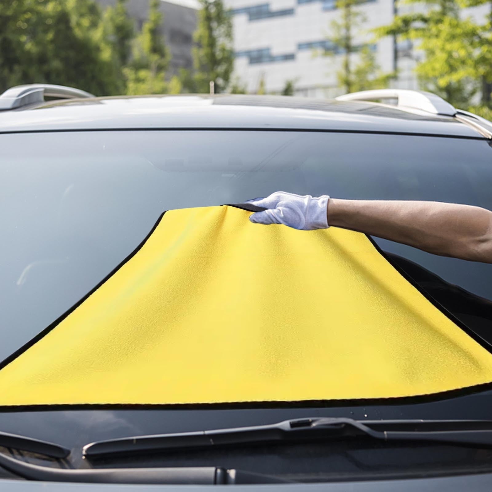 Haykey Microfiber Towels For Cars Drying Super Absorbent Auto Detailing Plush Reusable Car Wash Towels Extra Large Ultra Soft, Lint-Free, Streak-Free, 24'' X 63''