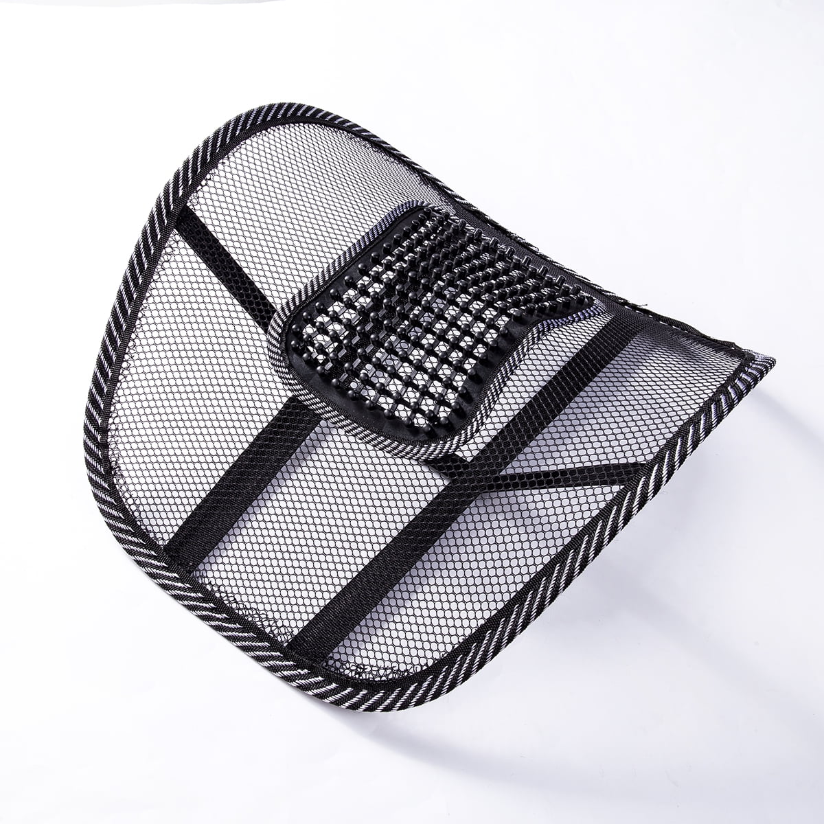 Car Back Support Massage Cushion, Waist Back Seat Massage Mesh Support Lumbar Back Cushion Relief Waist Support Cushion Pad Posture Corrector