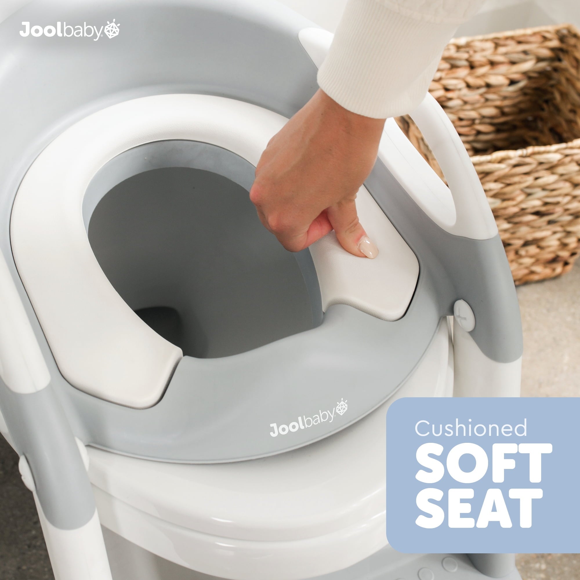Jool Baby Potty Ladder - Gray