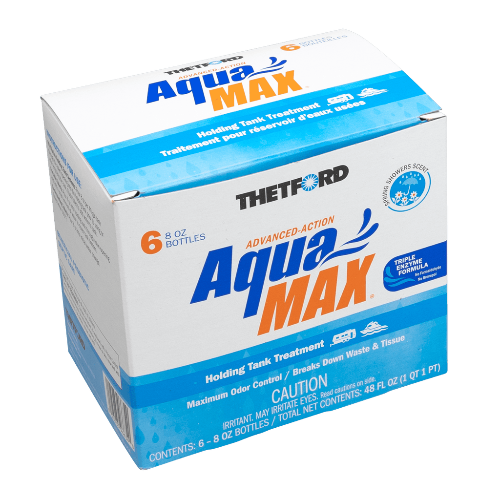 Thetford AquaMax Spring Showers Liquid Holding Tank Treatment 8 oz, Pack of 6