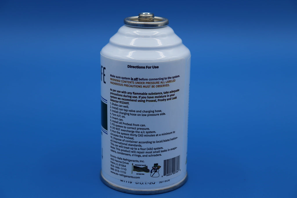 Proseal for R-1234YF systems, R1234yf refrigerant systems, R1234, 1 can and charging hose