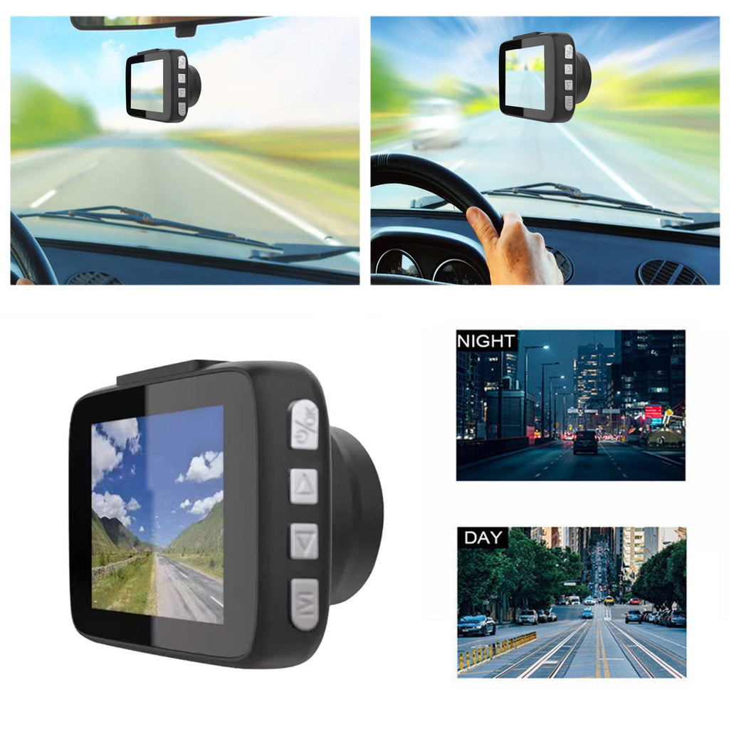 COFEST Automobiles Motorcycles Vehicle Camera Car Camera,2.0 Inch Mini Screen Car Dash Camera, Dashboard Camera,Night Vision,170° Wide Angle Dash Cam 1080P Black