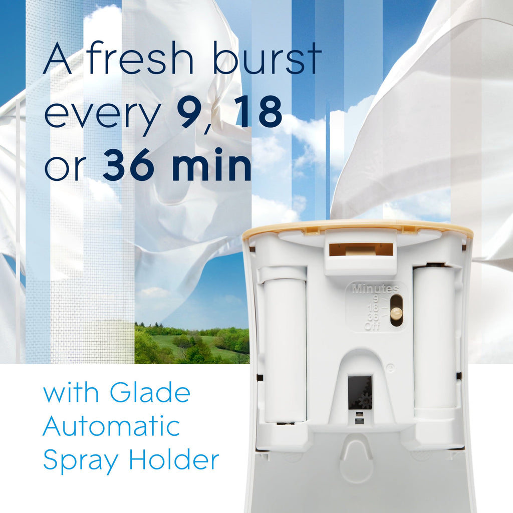 Glade Automatic Spray Refill, Air Freshener, Clean Linen™, 6.2 oz