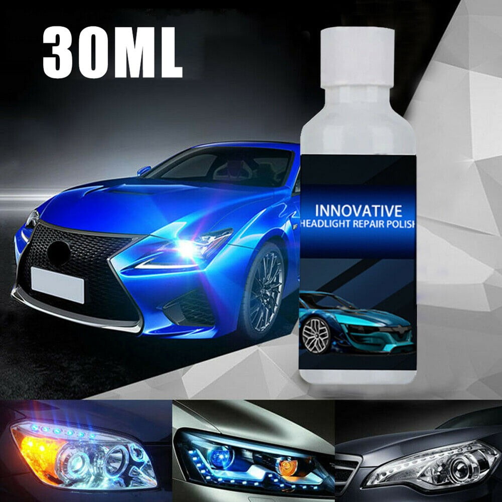 Car Headlight Cover Len Restorer Repair Liquid Polish Cleaner Accessories 30ml