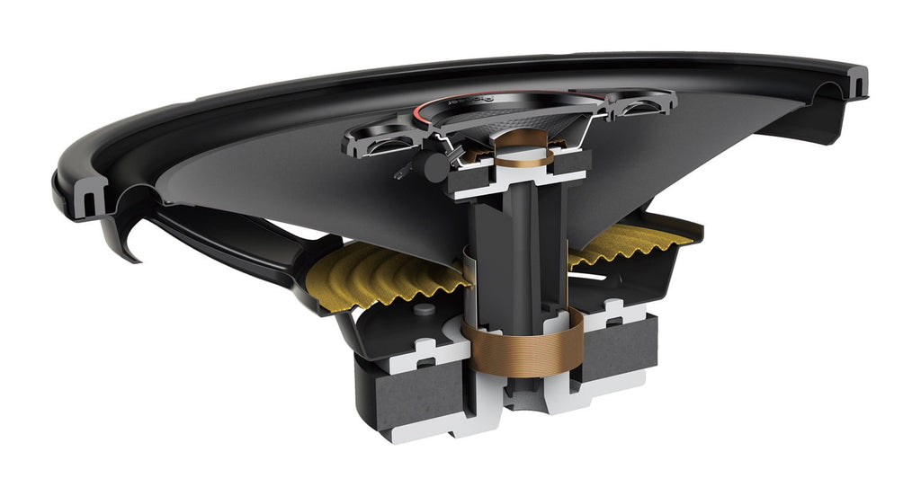 Pioneer TS-800M 6" x 8" - 4-way 350 W Max Power | 11mm Tweeter and 11mm Super Tweeter and 1-5/8" Cone Midrange | Coaxial Speakers (Sold in Pairs)