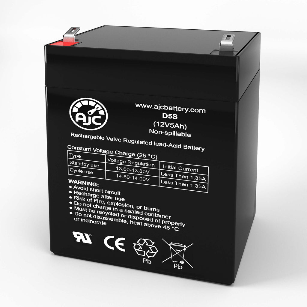 Long Way LW-6FM4.5 12V 5Ah Sealed Lead Acid Battery - This Is an AJC Brand Replacement