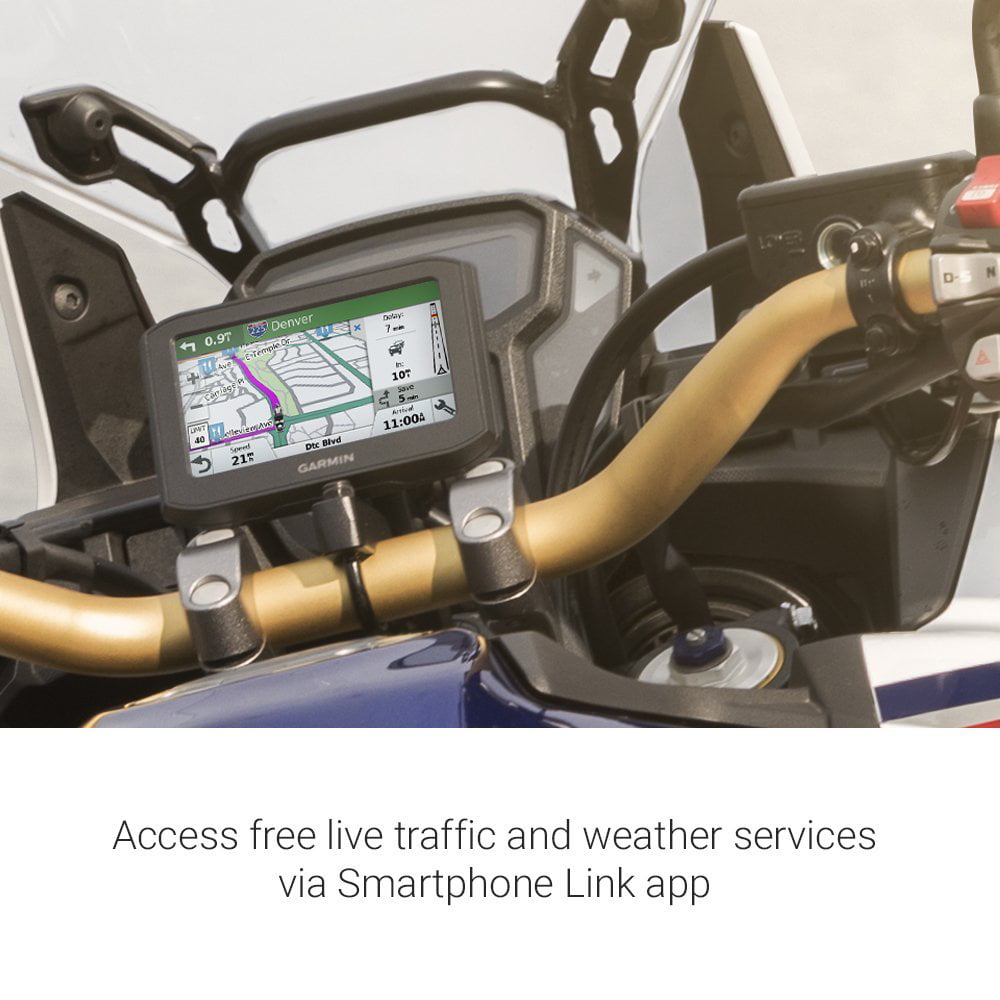 Garmin Zumo 396LMT-S Motorcycle GPS Navigator Bundle with GPS, Hard EVA Case, MicroSD HC 16GB C10 U1 With SD Adapter and Screen Cleaner