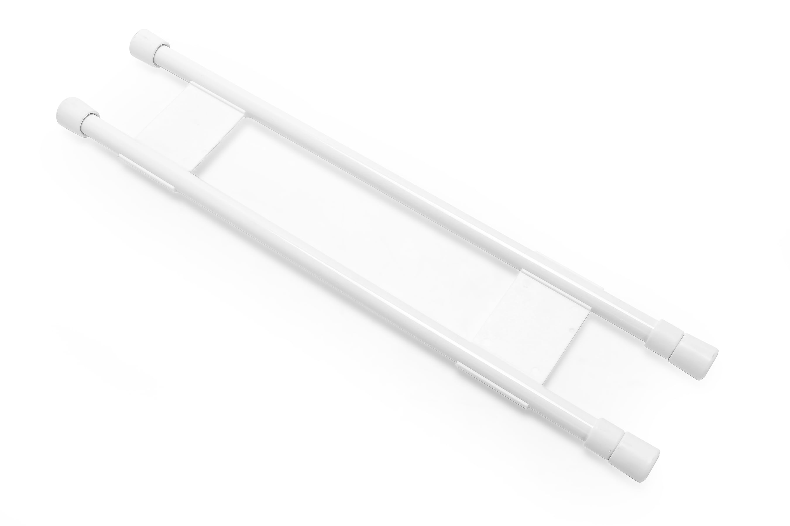 RV Refrigerator Double Bar Set - 16" to 28" White (44073)