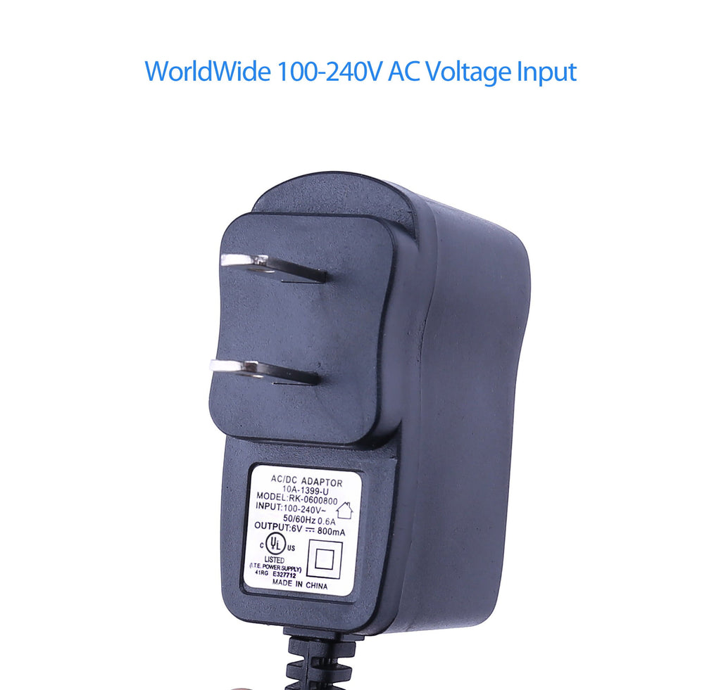 LotFancy Power Adapter for Mr. Heater Big Buddy Heater MH18B MRHMH18B F274800 F276127,  6V