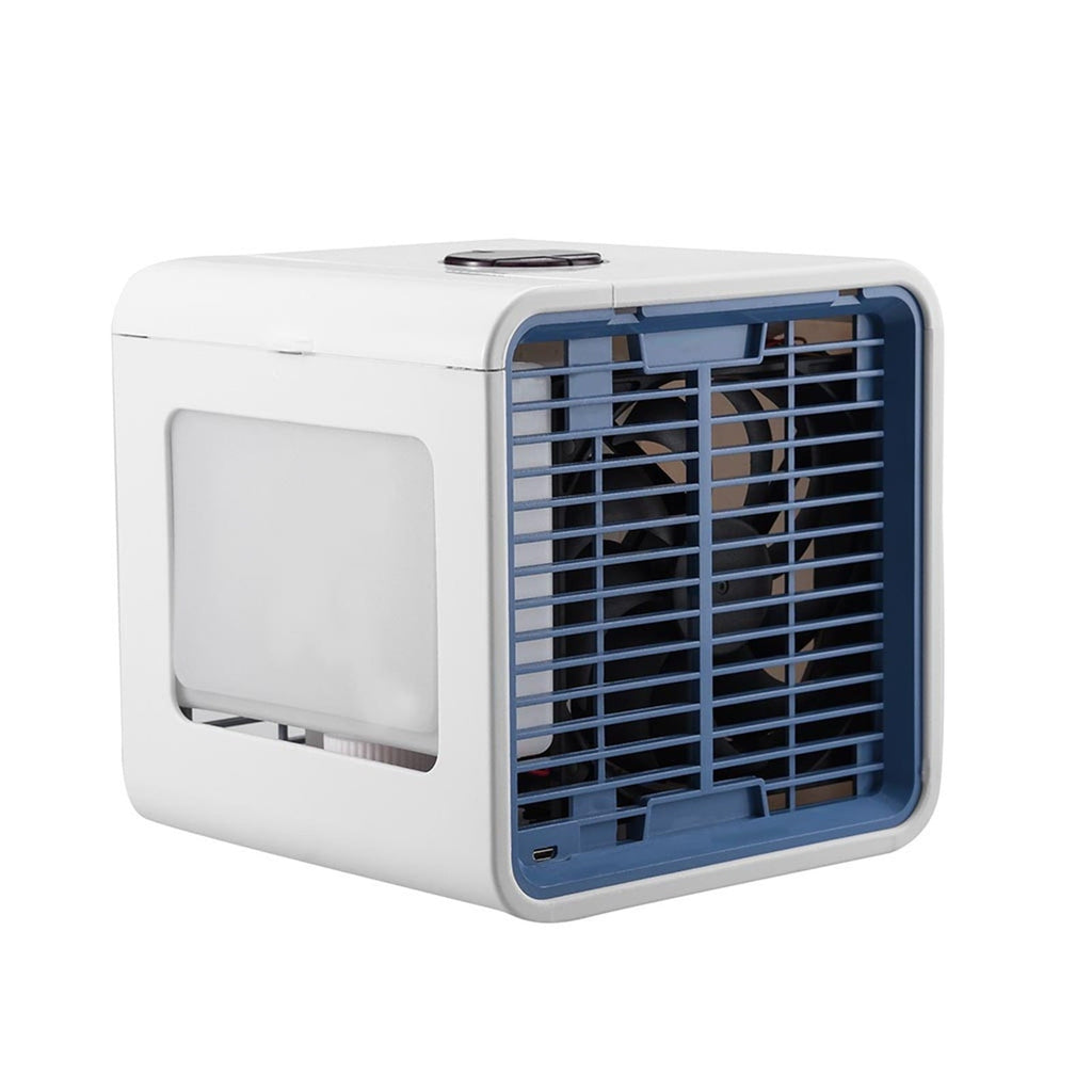 Mchoice portable air conditioner, 4-In-1 Small Air Conditioner, Air Cooling Fan and Humidifier, Mini Evaporative Cooler and Aroma Diffuser for Home Office, 3 Fan Speeds