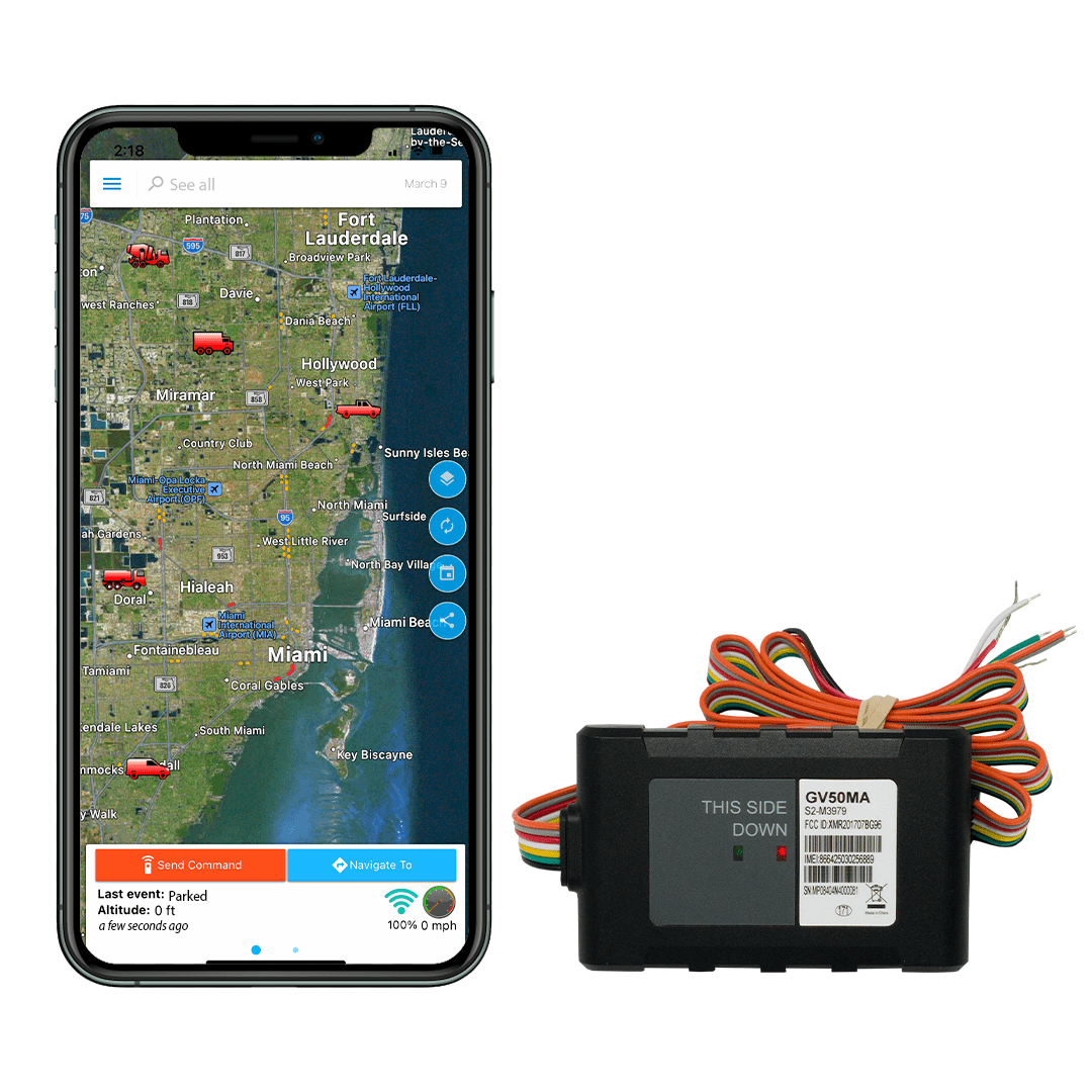 GV50MA Wired GPS Tracker for Cars, Trucks...