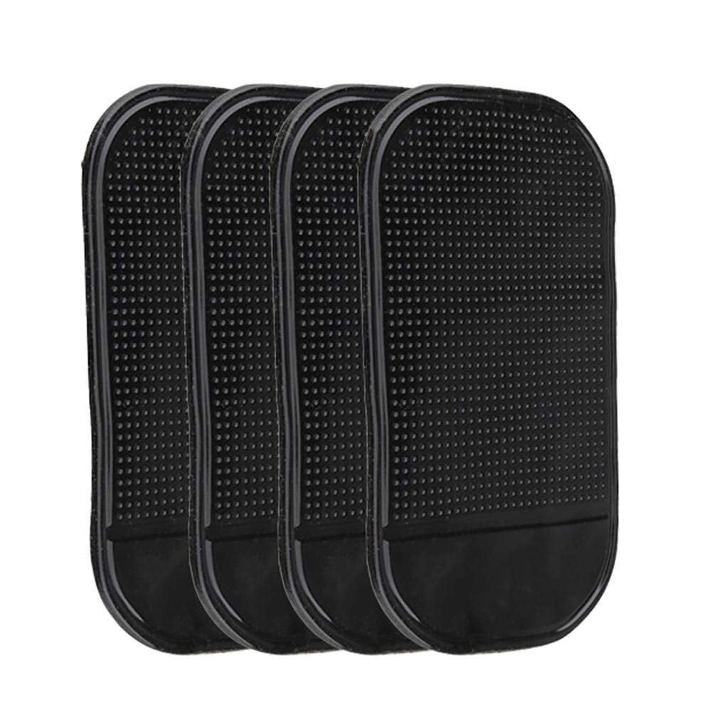 4Pack Magic Car Grip Pad Non Slip Sticky Car Dashboard Adhesive Cell Phone Mount Anti Slide Holder Mat For Miscellaneous Equipment