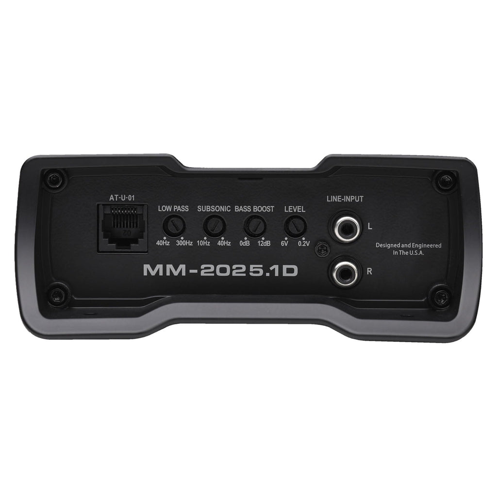 Autotek MM-2025.1D The MEAN MACHINE 2,000-Watt Monoblock Compact Class D Amp with Wired Bass Remote