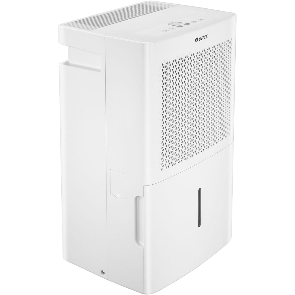 Gree Energy Star 50-Pint Portable Dehumidifier | Removes Moisture in Garages, Basements, Living Rooms, Large Areas up to 4,500 Sq.Ft. | LED Display | Removable Tank | GD50BW
