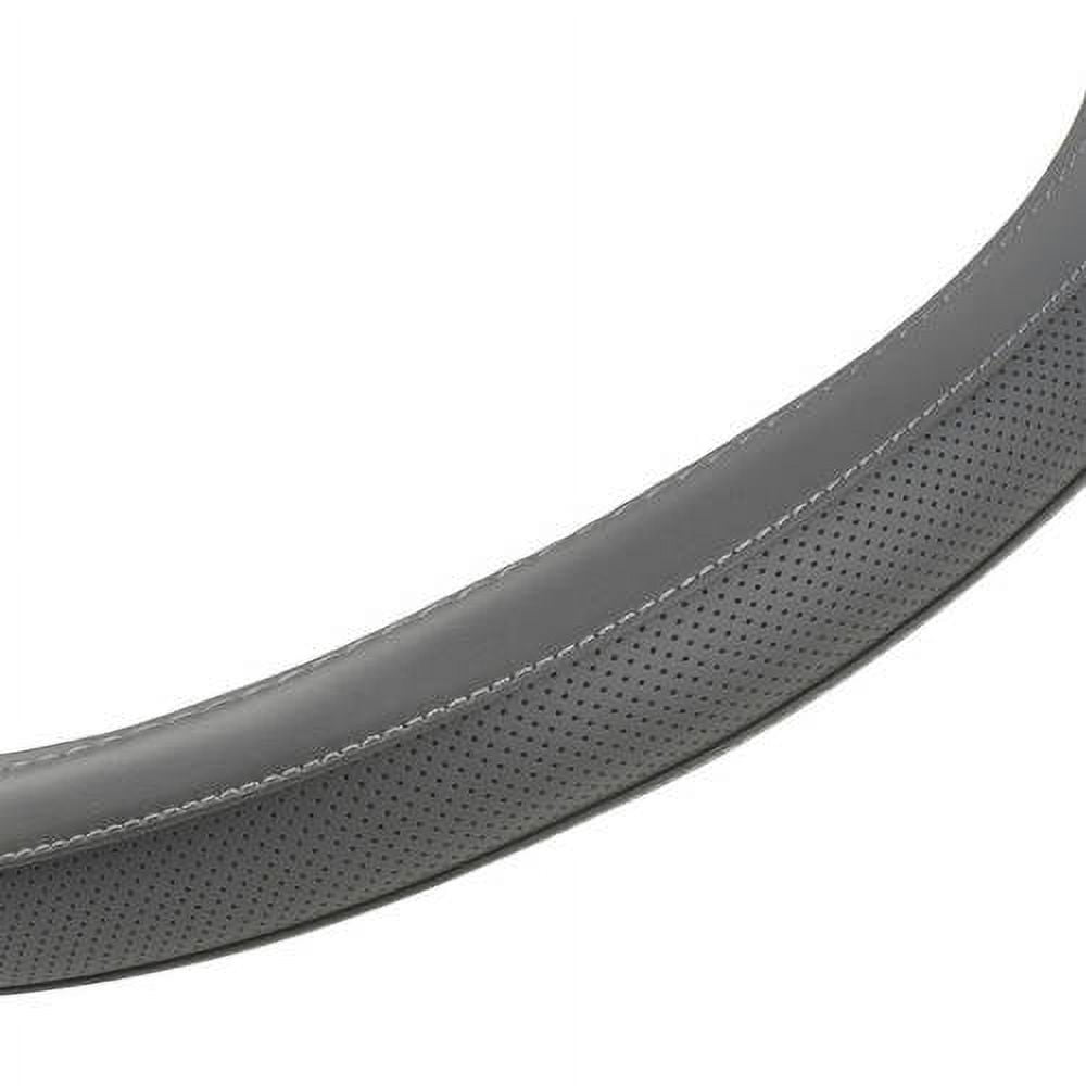BDK Motor Trend Big Rig Car Steering Wheel Cover, Truck Trailer 18" Wheel, Black Beige Gray