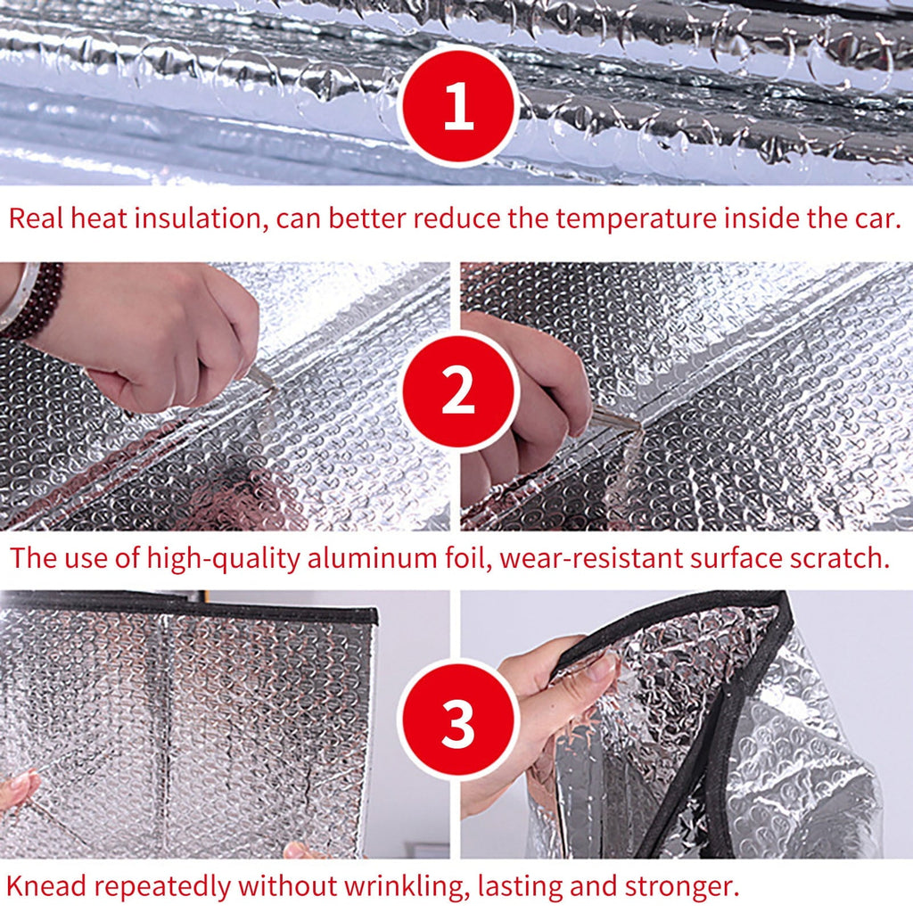 Ouneed Front Windshield Sunshade For Car Truck SUV-Blocks UV Rays Sun Visor Protector