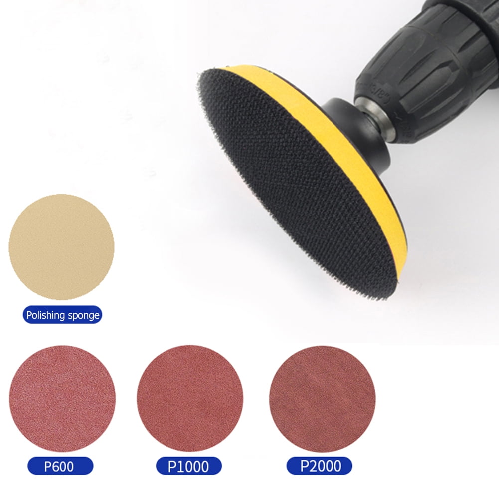 Car Headlamp Repair Tool Set Auto Headlight Restoration System Light Polisher