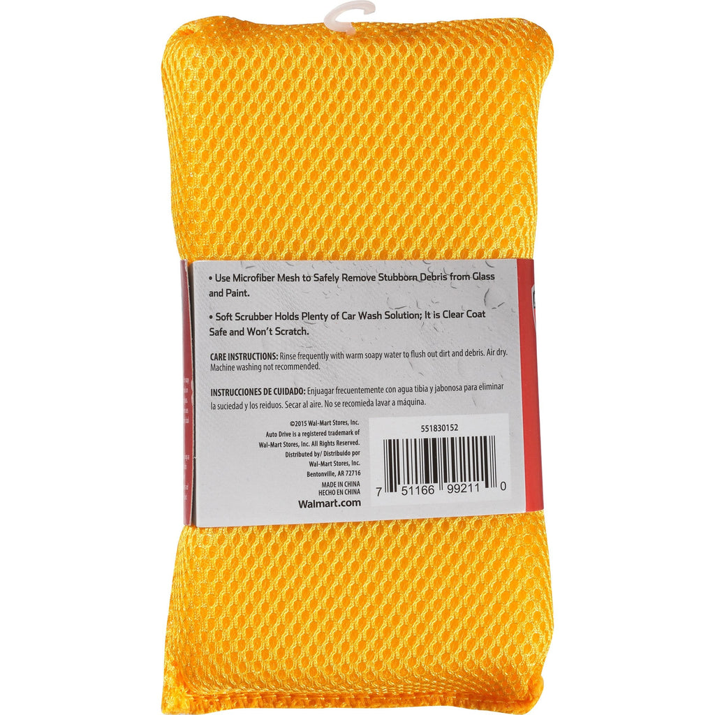 Auto Drive Microfiber Mesh Bug Sponge for Car Washing