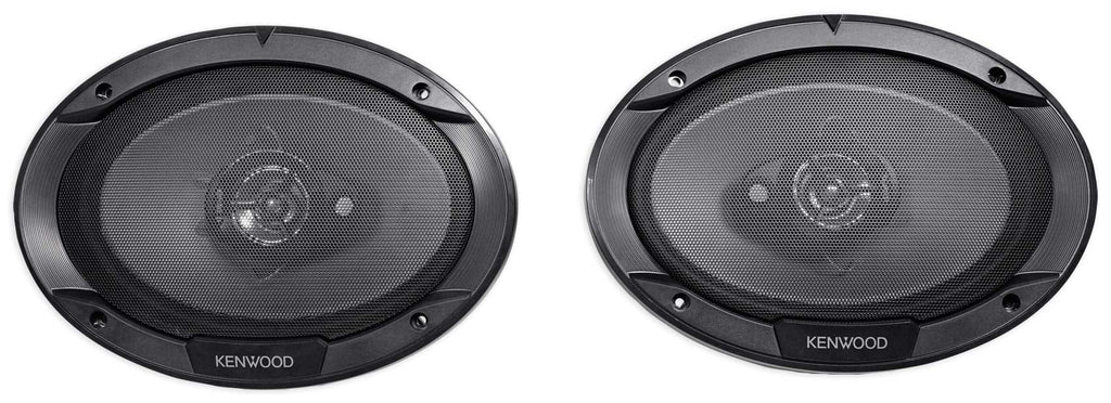 (2) Kenwood KFC-6966S 6x9" 800 Watt+(2) 6.5" 600 Watt Car Audio Coaxial Speakers