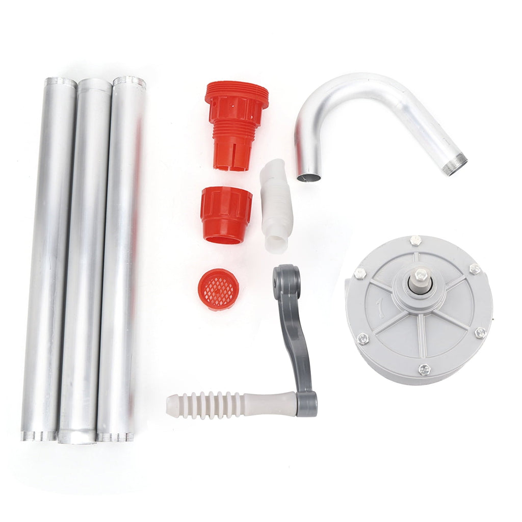 LHCER Oil Fuel Hand Pump,Hand Crank ,Manual Oil Extractor Gas Fuel Hand Pump Self Priming Dispenser 25mm / 1in