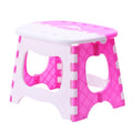 Plastic Folding Step Stool Portable Stool for Kids Home Bathroom Garden Kitchen Livingroom (Pink)