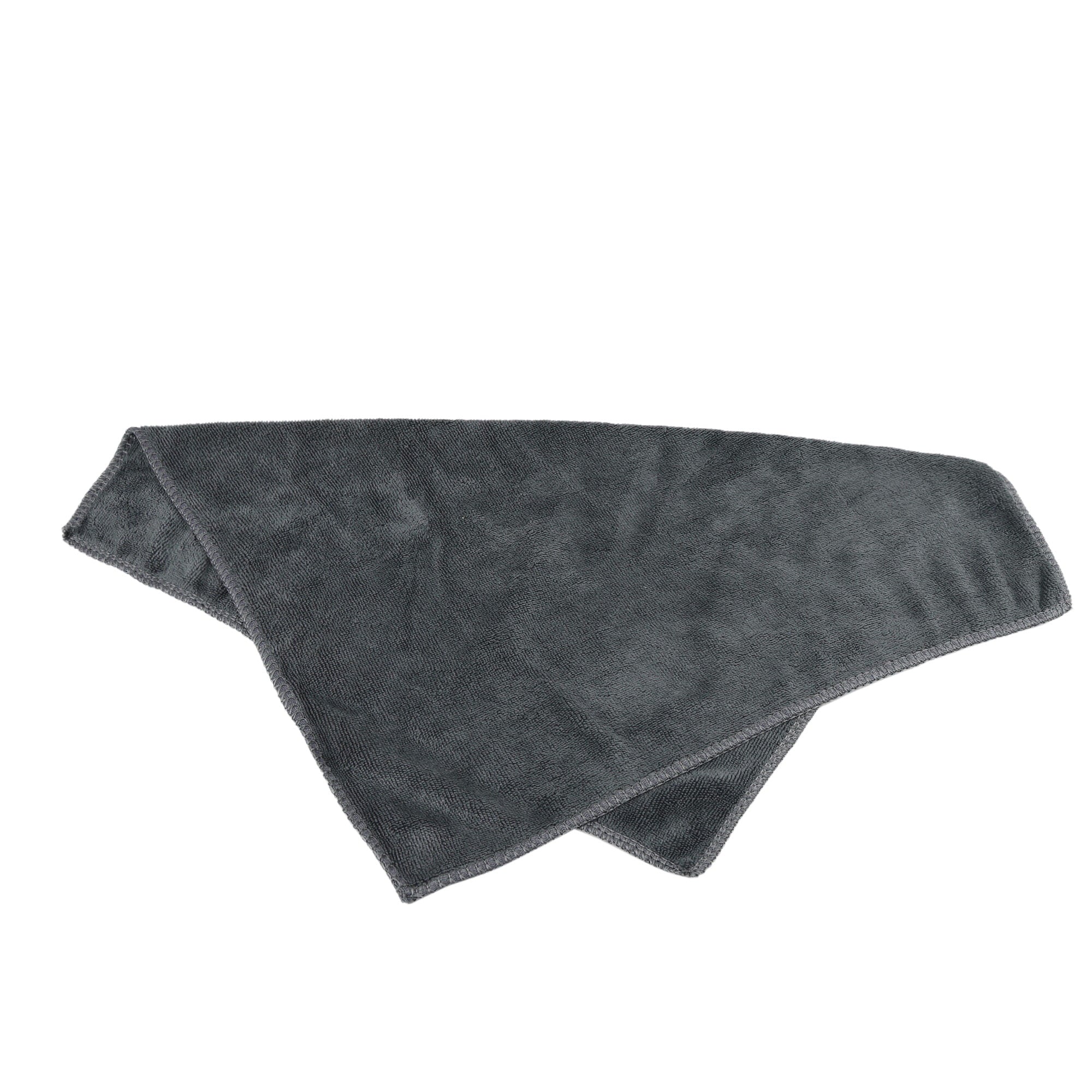 5pcs Gray 300gsm Microfiber Cleaning Cloth Absorbent Car Washing Drying Towel 40 x 40cm