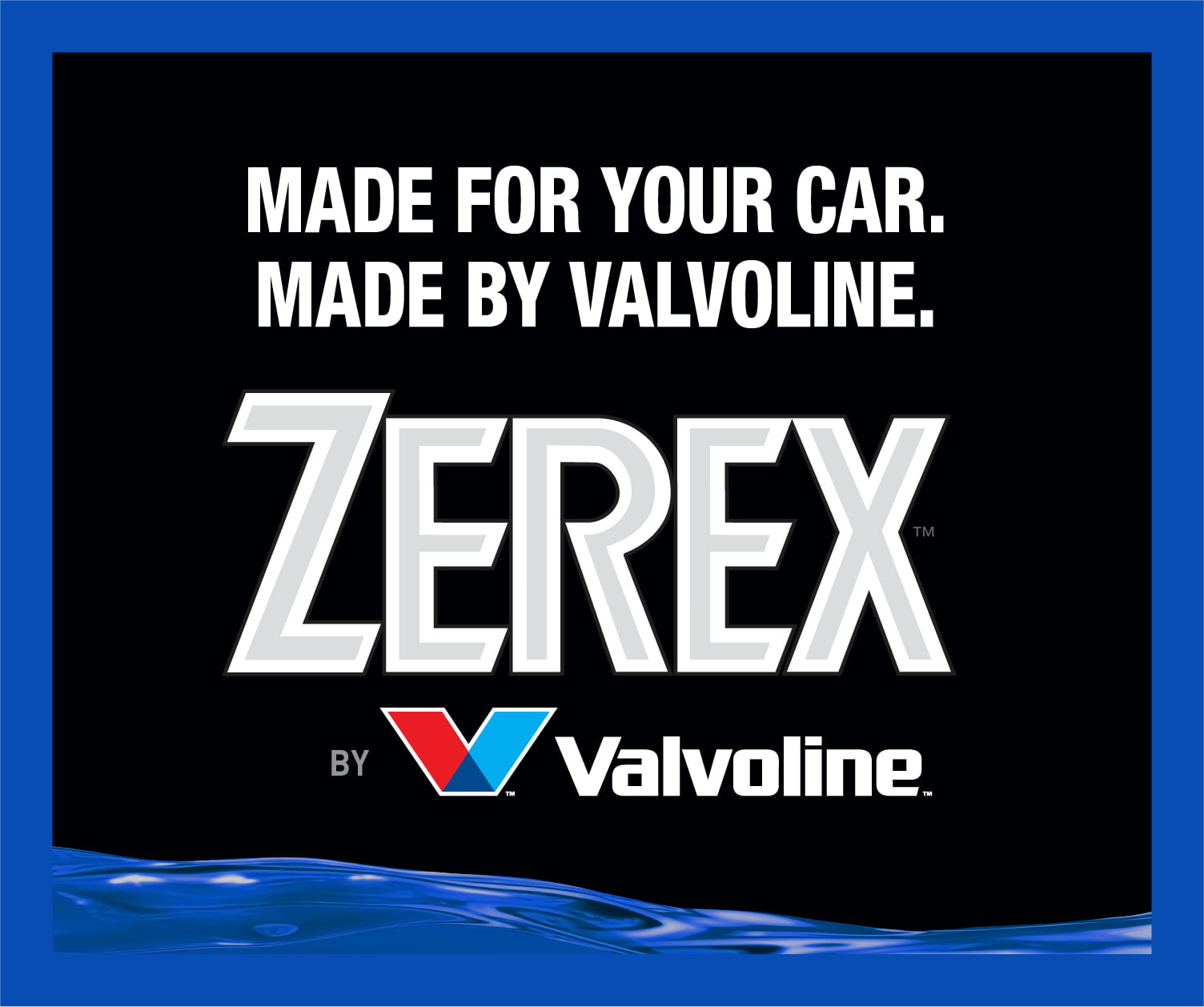 Zerex Asian Vehicle Blue Silicate and Borate Free Antifreeze / Coolant 50/50 Ready-to-Use 1 GA