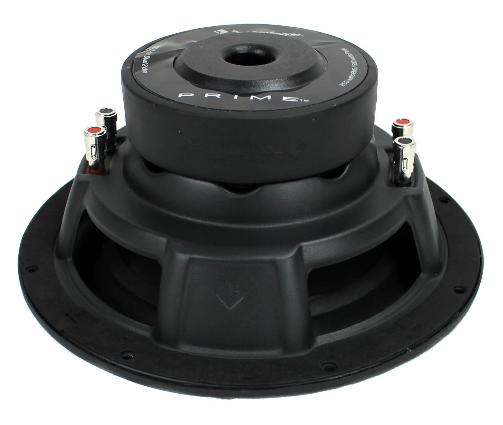 Rockford Fosgate R2D2 10" 1000W 2-Ohm DVC Car Audio Subwoofer Set, 2pk