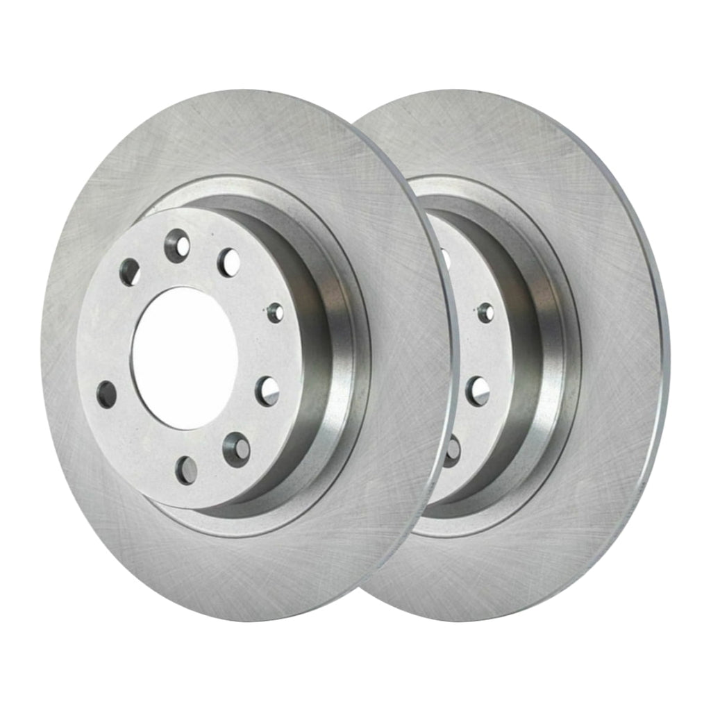 AutoShack Rear Brake Calipers Ceramic Pads Rotors Kit Driver and Passenger Side Replacement for 2006-2011 Ford Fusion 2006-2013 Mazda 6 2006 Lincoln Zephyr 2007-2011 MKZ 2006-2011 Mercury Milan V6 FWD