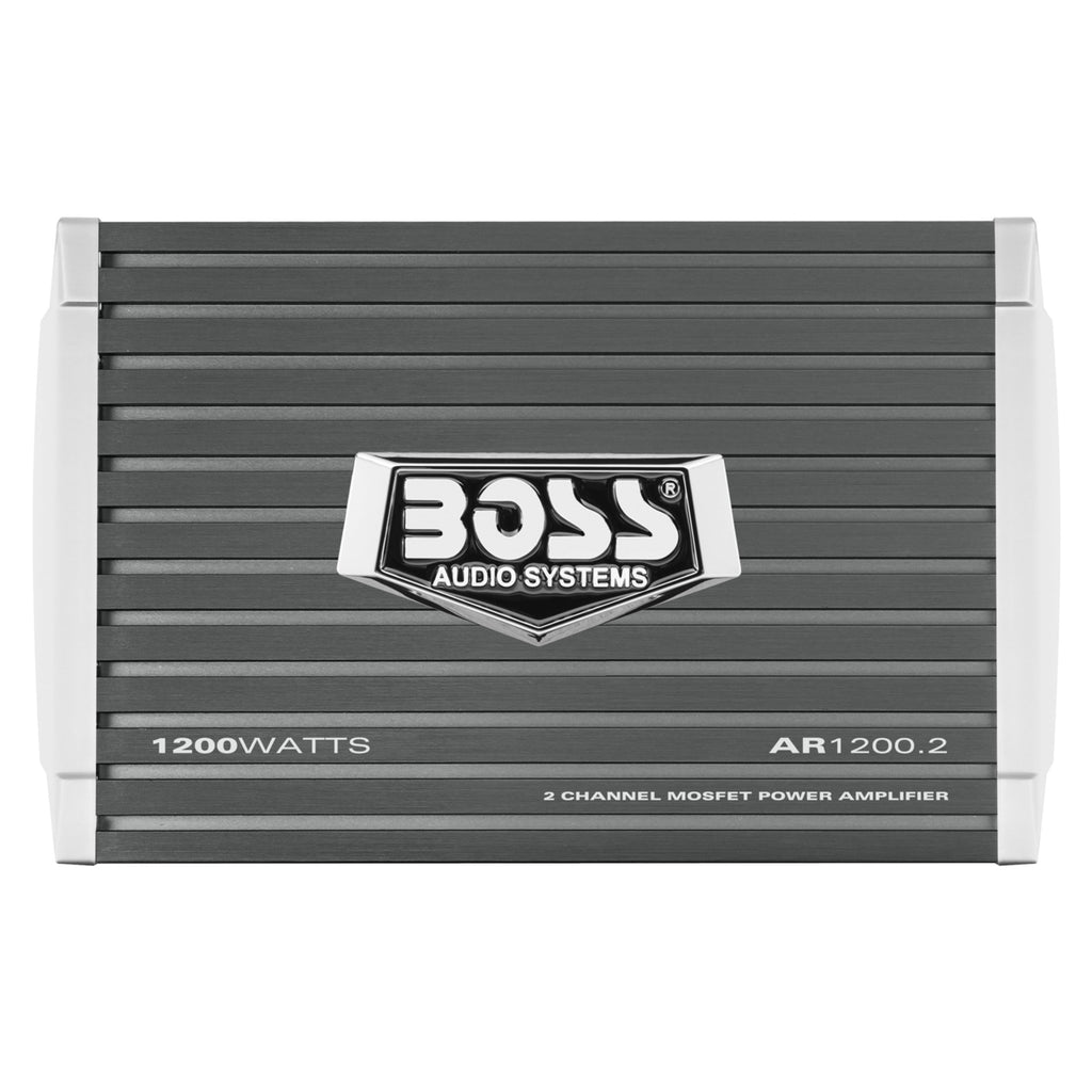 Boss Audio AR1200.2 1200 Watt 2-Channel Car Audio Amplifier Amp and Level Remote