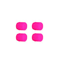 Linyer Pack of 4 Universal Car Tire Valve Cap Luminous Plastic Wheel Rim Glowing  Cover Automobile Protector Replacement Pink