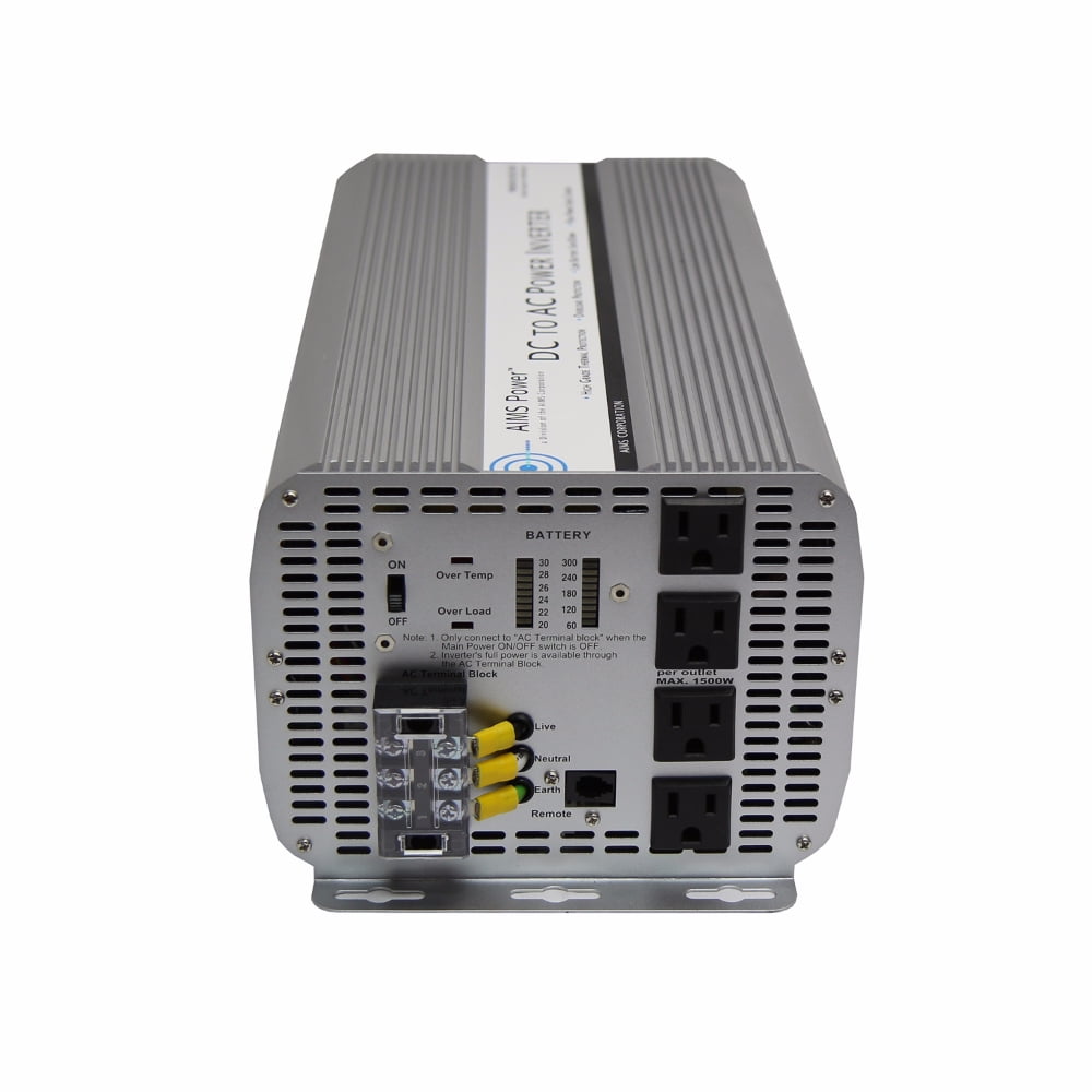 AIMS Power (PWRINV500024W) 5000W 24V Power Inverter