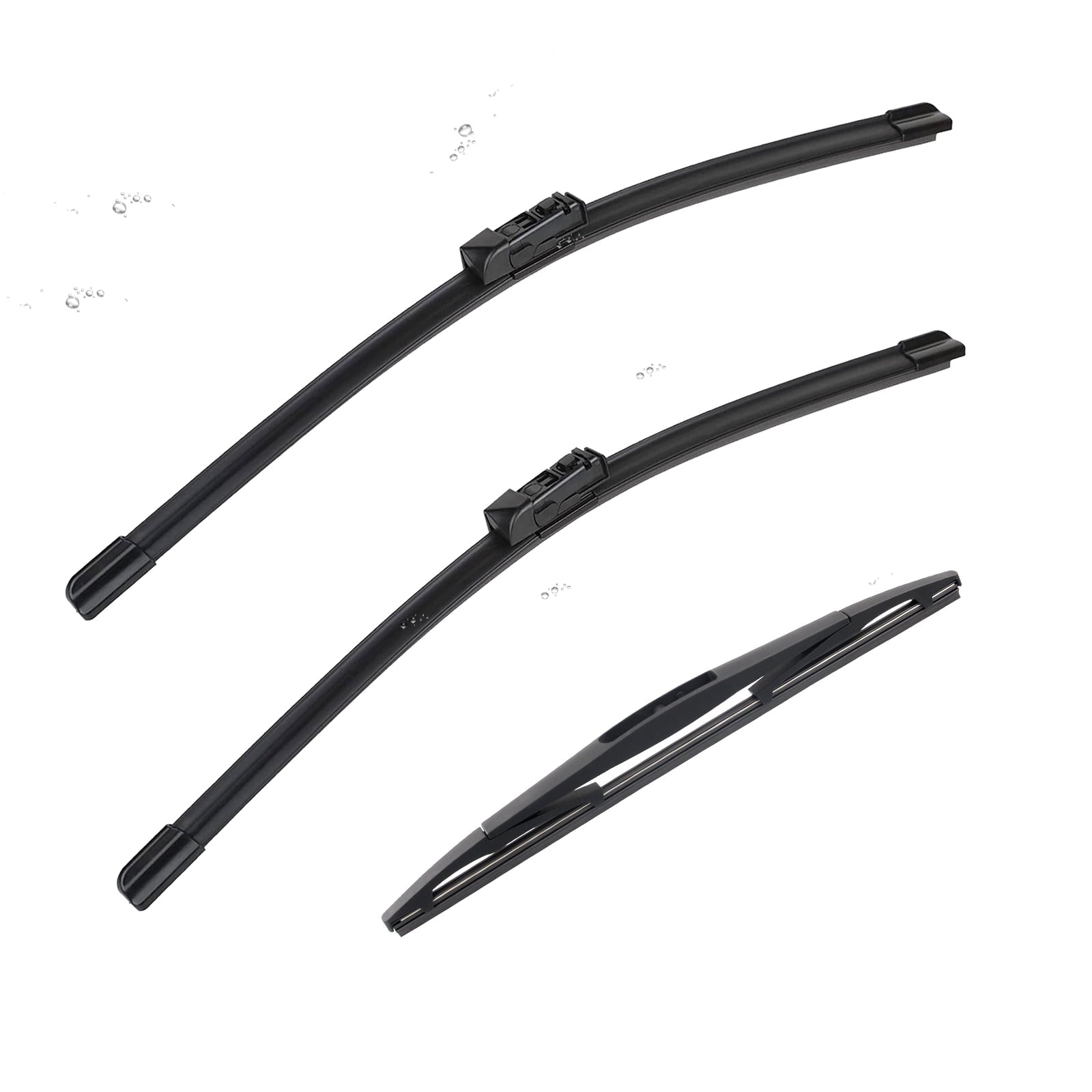 ANRDDO 3 Wipers Factory 26"+16"+12" for 2017-2022 Subaru Impreza 2018-2022 Subaru Crosstrek Original Equipment Replacement Front and Rear Windshield Wiper Blade